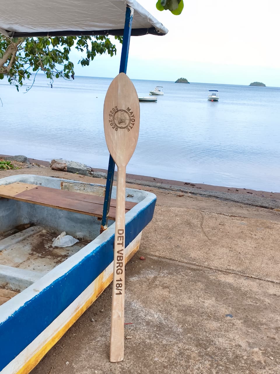 Rame gravée Mayotte DET VBRG 18/1
